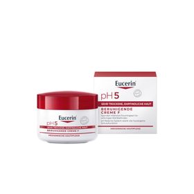 Eucerin pH5 Reichhaltige Creme F – Beruhigende Hautpflege für strapazierte Haut, spendet 24h intensive Feuchtigkeit