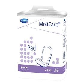 MoliCare Pad Inkontinenzeinlage 4 Tropfen, anatomisch geformte saugfähige Einlage für Männer und Frauen