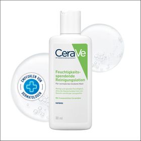 CeraVe Feuchtigkeitsspendende Reinigungslotion: nicht schäumende Reinigung für Gesicht und Körper