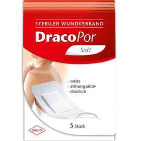 Dracopor Soft weiß 15 cm x 15 cm steril