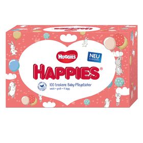 Huggies® Happies® trockene Baby-Pflegetücher