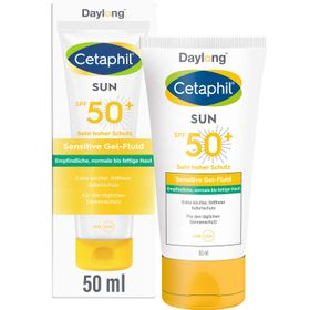 CETAPHIL SUN Sensitive Gel-Fluid SPF 50+ Extra-leichter Sonnenschutz Gesicht