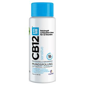 CB12 Sensitive Mundspülung: Mundwasser mit Zinkacetat & Chlorhexidin