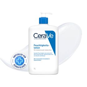 CeraVe Feuchtigkeitslotion: Körperlotion für trockene bis sehr trockene Haut für Gesicht und Körper