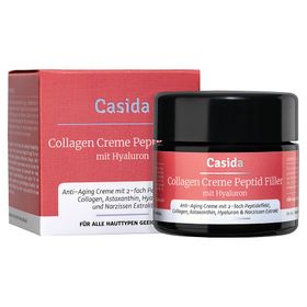 Casida Collagen Creme Peptid Filler mit Hyaluron