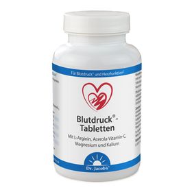 Dr. Jacob's Blutdruck-Tabletten L-Arginin Acerola-Vitamin-C Magnesium Kalium