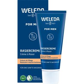 Weleda For Men Rasiercreme – Sanfte Nassrasur, Schutz & Pflege für empfindliche Haut