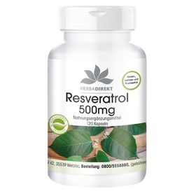 Resveratrol 500 mg Kapseln
