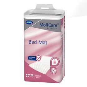 MoliCare Premium Bed Mat 7 Tropfen 40x60 cm Bettschutzeinlage mit flüssigkeitsundurchlässiger Folienrückseite