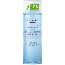 Eucerin DermatoClean [HYALURON] Klärendes Gesichtswasser – Entfernt alle Spuren der Reinigung