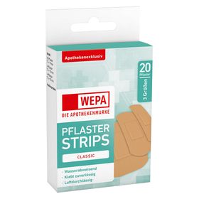 WEPA Pflaster Strips Classic wasserabweisend 3 Größen