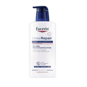 Eucerin UreaRepair PLUS Lotion 5% mit beruhigendem Duft – 48h intensive Pflege für trockene bis sehr trockene Haut