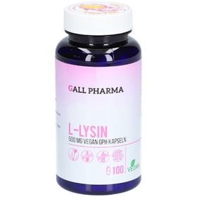 GALL PHARMA L-Lysin 500 mg Vegan GPH Kapseln