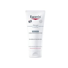 Eucerin® AtopiControl beruhigender Balsam – Schnell einziehende Textur – Basispflege für Neurodermitis und sehr trockene Haut + Aquaphor Protect & Repair Salbe 7ml GRATIS