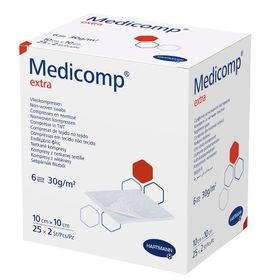 Medicomp® Vliesstoffkompressen steril 10 x 10 cm 6 lagig