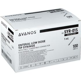 AVANOS ENTERAL Spritze 1 ml mit Low-Dose-Tip