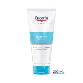 Eucerin® After Sun Sensitive Relief Gel-Creme – Ultraleichte und kühlende Apres Sun Pflege für Körper und Gesicht