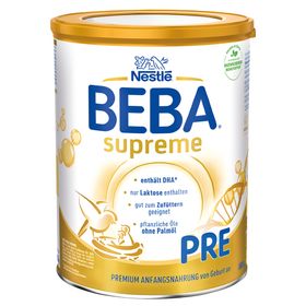Nestlé BEBA® SUPREME Pre, Anfangsmilch von Geburt an