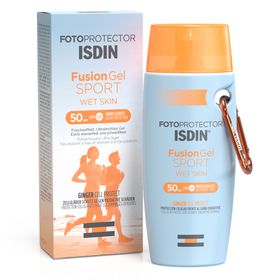 ISDIN FusionGel SPORT LSF50 extra wasserfest und schweißbeständiger Sonnenschutz mit ultraleichter Gel-Textur