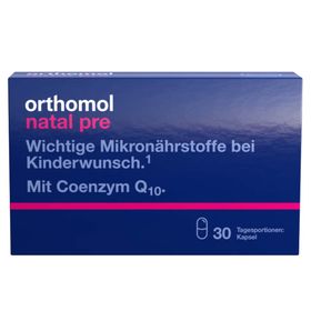 Orthomol Natal pre Kapseln - wichtige Mikronährstoffe bei Kinderwunsch für die Frau