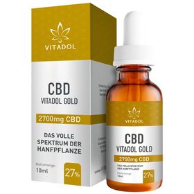 CBD27% Bio Hanfextrakt Öl - Vitadol Gold