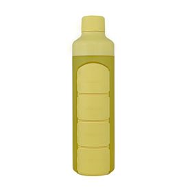 YOS Bottle mit Tabletten-Spender 1 Tag gelb