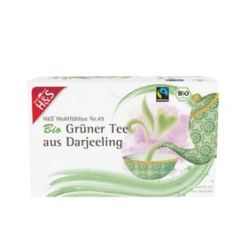 H&S Bio Grüner Tee aus Darjeeling