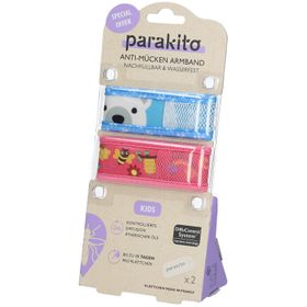 PARA KITO Anti-Mücken Armband Doppelpack (Farbe nicht wählbar)