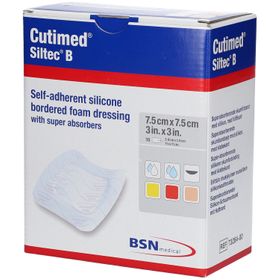 Cutimed® Siltec B 7,5 cm x 7,5 cm