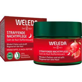 Weleda Straffende Nachtpflege Granatapfel & Maca-Peptide - nährt intensiv, strafft & mindert Falten