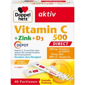 Doppelherz® aktiv Vitamin C 500 DIRECT