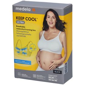 medela Keep Cool™ Ultra Komfort Schwangerschafts- und Still-BH schwarz, Gr. XL