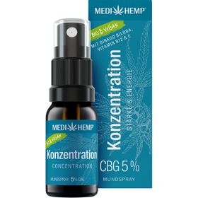 MEDIHEMP Bio Konzentration Mundspray 5% CBG