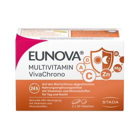 EUNOVA® VivaChrono: Vitamin- und Mineralstoffversorgung im Einklang mit der „inneren Uhr“. Clever koordinierte Freisetzung