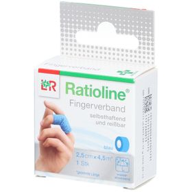 Ratioline Selbsthaftende Fingerverbindung 2,5cm x 4,5m Blau