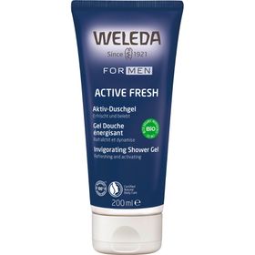 Weleda For Men Active Fresh 3in1 Duschgel - belebt durch erfrischend-herben & maskulinen Duft