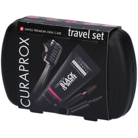 Curaprox travel set Black is White