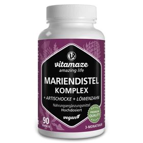 Vitamaze Leber Kur MARIENDISTEL KOMPLEX Artischocke + Löwenzahn vegan