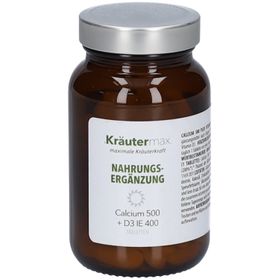 Kräutermax Calcium 500 plus Vitamin D3 IE 400 Tabletten.