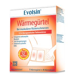 Evolsin® Wärmegürtel – Wärmeumschläge zur Linderung muskulärer Rückenschmerzen