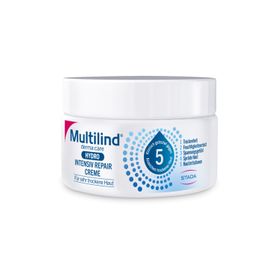 Multilind® derma:care HYDRO Intensiv Repair Creme: Intensive Pflege für sehr trockene Haut: Aufbauend, langanhaltend. Mit Ceramide NP, Panthenol, Glyzerin, Rizinusöl, Beerenwachs