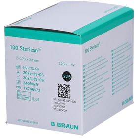 STERICAN Einmalkanüle 22 G 30 mm