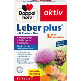 Doppelherz® aktiv Leber plus mit Cholin + Zink