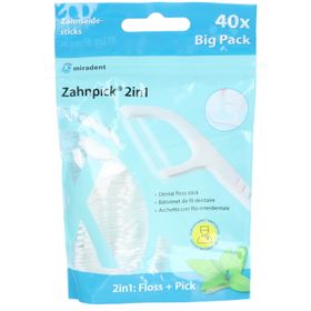 Miradent® Zahnpick Zahnseide 2in1 Minze