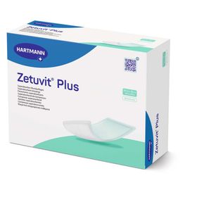ZETUVIT Plus extrastarke Saugkompresse steril 20x25 cm