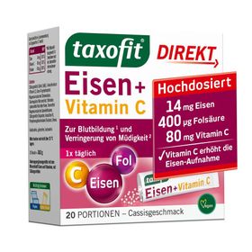 taxofit® Eisen + Vitamin C Direkt-Granulat