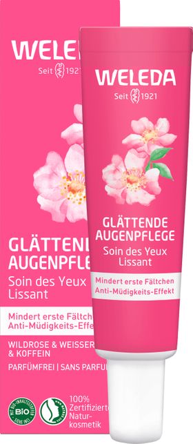 Weleda Glättende Augenpflege Wildrose & Weißer Tee mit Anti-Fatigue-Formel