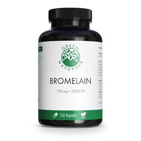 GREEN NATURALS Bromelain 750 mg vegan