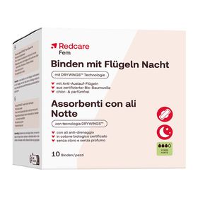 Redcare Fem Binden mit Flügeln Nacht