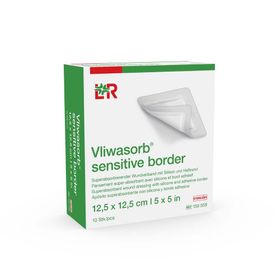 L&R Vliwasorb® sensitive border 12,5 cm x 12,5 cm